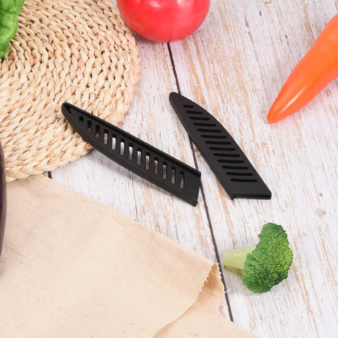 PATIKIL PP Safety Knife Cover Sleeves for 5" Utility Knife, 2 Pack Edge Guard Blade Protector for Kitchen