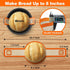 Sourdough Silicone Bread Sling, Non-Stick & Easy Clean Baking Mat for Dutch Oven, Reusable with Long Handles (2 Orange)