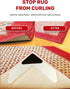 NeverCurl 8PK Rug Corner Grippers - Prevent Curling and Slipping, Easy Lift Design