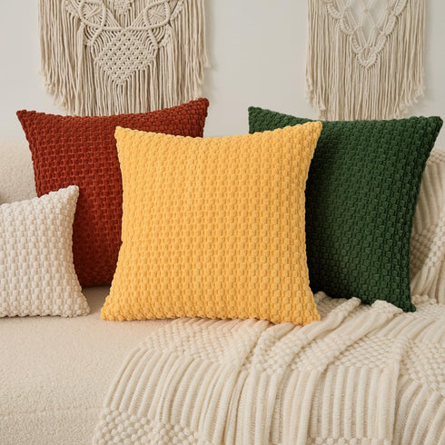 Pack 1 14x24 Inch, UGASA Lumbar Throw Pillow Covers of Super Soft Boho Corduroy Decorative Pillow Covers Cases Solid