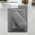 12 Set Set Hotel-4 4 4 Jarson Pieces Bath Towel Soft, Dark Grey - Quick Dry Family Towels for Bath, Highly Absorbent