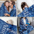 Vsmoedb Custom Baby Blanket with Name, Custom Name Blanket for Boys Girls, Personalized Blankets for Birthday Christmas