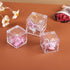 KissYou Clear Acrylic Box with Lid, Cute Clip Organizer Dispenser for Desk, Aesthetic Hair Accessories Organizer