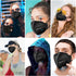 Bwinmak Fashion Wearable Air Purifier USB Exhaust Fan for Masks, Cooking, Training, Outdoor Sports - Black