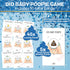 Did Baby Poopie Boy Baby Shower Scratch Off Game - Hilarious Losing Emoji Phrases on Cards for Coed Party, Fun & Easy
