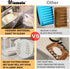 Miamolo Soap Dish Bar Cleaner Dish for Shower, Ceramic Soap Dishes for Large Soap Bar Shampoo or Sponge, Shower Soap