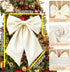 23x11 Big Bow Decor Cream White Large Coquette Bow as Crib Skirt Girls Room Wall Hanging Gift Coquette Birthday Party