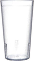 Carlisle FoodService Products 52128107 Stackable Shatter-Resistant Plastic Tumbler, 12 oz., Clear, Pack of 6