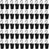 HOOSUN 50 Pack Stainless Steel Clip Hooks for Hanging, S Hook with Clip for Outdoor String Lights, Metal Clips