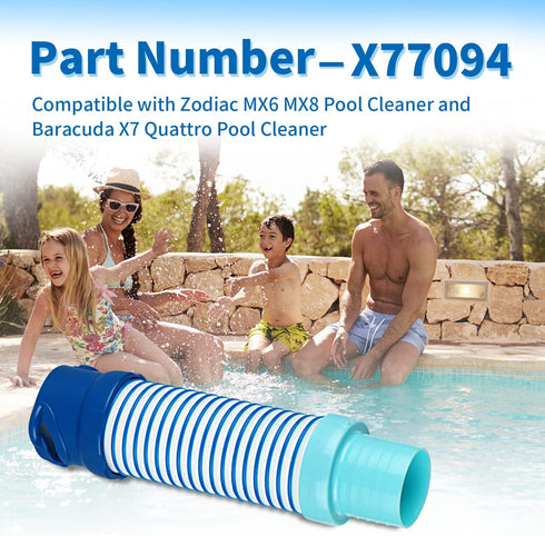 X77094 Pool Vacuum Hose Adapter, Compatible with Zodiac MX6 MX8 Swimming Pool Suction Cleaner (4 Pack)