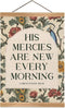 ZTGDA Christian Poster Wall Art Decor, Christian Bible Verse His Mercies are New