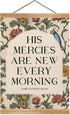 ZTGDA Christian Poster Wall Art Decor, Christian Bible Verse His Mercies are New