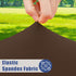 36"-44" Moosfor Round Spandex Tablecloth, Elastic Fitted Waterproof Tablecloths for Tables, Stretch Washable Picnic