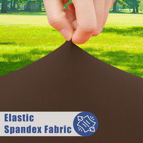 2 Pack, 45"-56" Moosfor Round Spandex Tablecloth Elastic Fitted Waterproof Tablecloths for Tables, Stretch Washable