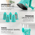 Zulay Rotary Cheese Grater, 5 Blade Manual Hand Crank Cheese Shredder, Calm Teal
