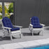 Cushion,48.520.85.5 Inches,High FOOWIN Adirondack Chair Cushion, Thickened Rocking Chair Back Patio Cushions with Ties
