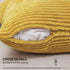 Deconovo Modern Corduroy Throw Pillow Covers Set of 2 – Elegant Soft Cushion Covers for Living Room, Sofa