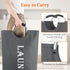 Lifewit 120L 2-Pack Large Laundry Basket, Collapsible Hamper, Waterproof, Grey