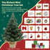 12 inch 1/6 1/12 iLAND Mini Christmas Tree with Lights Small Christmas Table Decorations Fits Office Desk Shelf Van