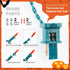 mimigogo Wire,13ft 50 Bulb Orange Halloween Tree Lights with Green Incandescent Waterproof Fairy LightsPlug in Mini