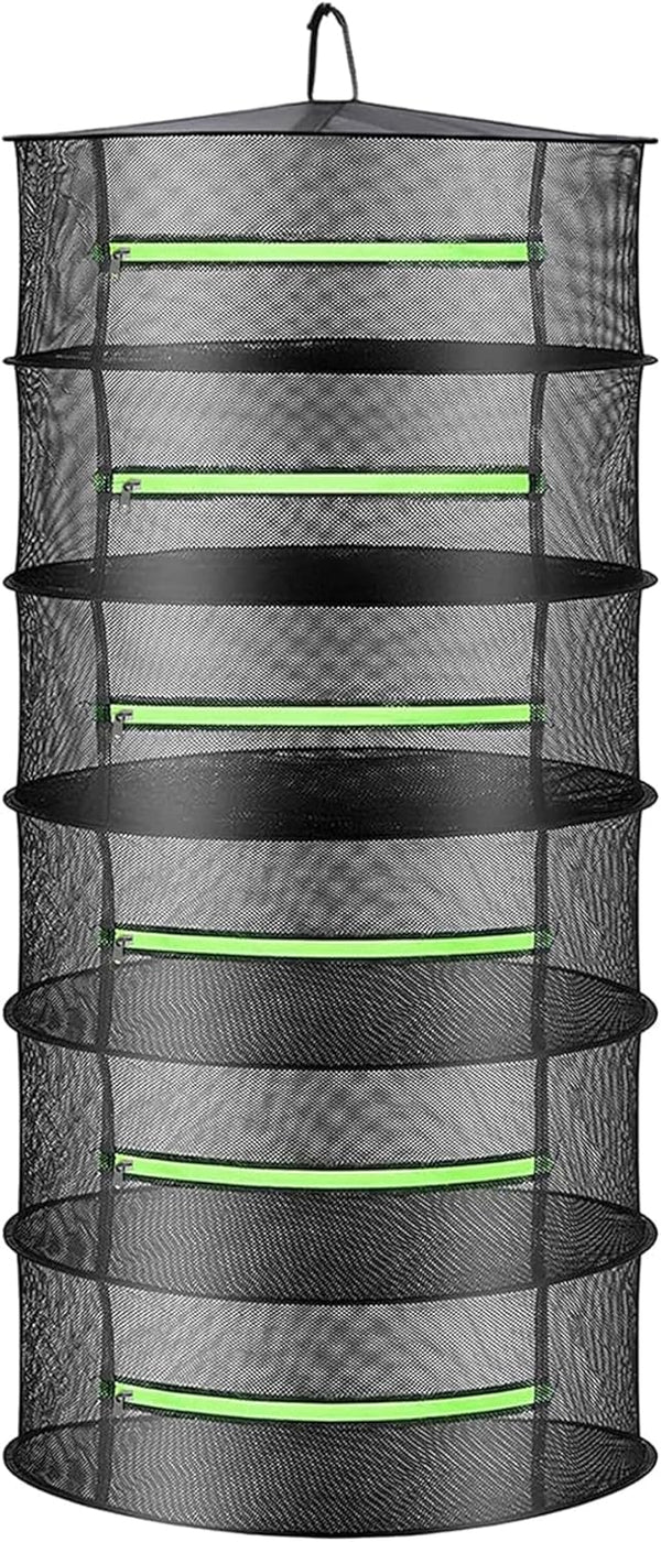 Drying Rack Plant Net, Premium Mesh Tents Dryer Kit, Collapsible Food Dehydrator with Carrying Bag