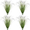 Artificial Plants Fake Wheat Grass Tall Shrubs, Faux Greenery Plastic Leaves Plant