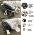 2pcs Waterproof Plastic Grocery Trash Bag Holder, Shopping Carrier Organizer for Kitchen Storage, Multiple Designs