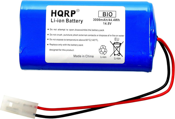 HQRP Battery Compatible with BOBSWEEP Bob Standard, Bob PetHair, Junior WJ540011, Pet Hair Plus 2.0 Robotic Vacuum