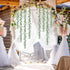 2 Packs 12Ft Dolicer Eucalyptus Garland with LED Lights String, Faux Eucalyptus Greenery Garland, Artificial Hanging