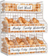 keomaisyto Egg Holder Countertop with 5 Dividers & DIY Nameplate to Separate