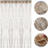 Door String Curtain - Decorative Tassel Screen Ribbon Strings Strip for Home, Patio, Bedroom, and Wedding (Champagne)