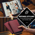 Dunwell Small Photo Album 5x7 (2-Pack, Ruby), 5 x 7 Photo & Art Portfolio Book, 24 Sleeves, 48 Pages for Professional
