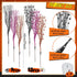 24 17 Inch Giegxin Pcs Christmas Artificial Glitter Berry Stem Ornament Fake Picks Branches Decorative Glitter Stick