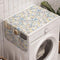 Ambesonne Botanical Washing Machine Organizer, Wildflowers and Berries Scattered, Anti-slip Fabric Top Cover for Washer Dryer, 47" x 18.5", Blue Grey by Ambesonne