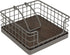Spectrum Madison Weighted Napkin Holder - Industrial Gray Dispenser & Décor for Kitchen, Dining Room, Outdoor