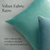 MIULEE Pack of 2 Velvet Soft Solid Decorative Square Throw Pillow Covers, 18x18 Inch, Aqua Green
