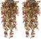 Artificial Hanging Vine - Faux Ivy Leaves Outdoor Fake Plants, 4 pcs Luxuriant Wall Hang Garland for Garden Party Decor