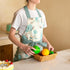NEOVIVA Cooking Aprons with Pockets for Mama and Me, Parent and Child Matching Aprons, Gifts for Thanksgiving