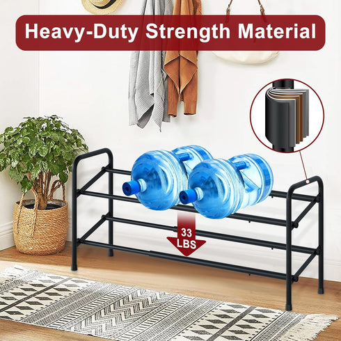 2 Closet, Closet, Housen Solutions Tier Expandable Shoe Rack for Adjustable Shoe Shelf Storage Organizer for Small