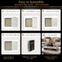 Set 3 Decorative Books for Home Decor - Black and Gold Foiled Decor Books for Coffee Table - Decorative Hardcover