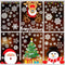 Joy Bang 300 Pcs Christmas Window Clings, Winter Snowflake Stickers, Holiday Decor for Home & Office