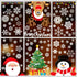 Joy Bang 300 Pcs Christmas Window Clings, Winter Snowflake Stickers, Holiday Decor for Home & Office