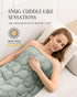 Weighted Lap Blanket 7lbs, Cozy Luxury Crystal Velvet Weighted Blanket for Adults, Small for Relaxation, Sleeping, 29"