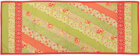 June Tailor Quilt As You Go Table Runner - Natural Jakarta Design