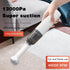 Mini Protable Car Vacuum Cordless,Handheld Vacuum for Quick Cleaning,Hand held vacuuming, Dust Buster Cordless Rechargeable for Car Home and Office by NZUSHUH