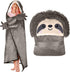 Sloth Wearable Hooded Blanket for Adults - Super Soft Warm Cozy Plush