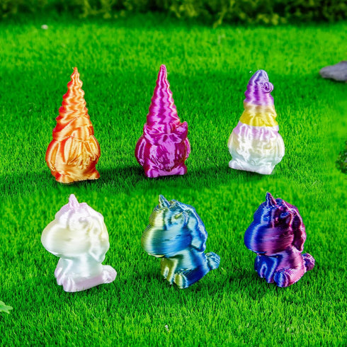 120 3D Set 3D Pieces Mini Printed Mini Animal - Gradient Animal Collection (Unicorn Pygmy Squirrel Wyvern)