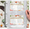 Full Size 4x6 Recipe Card Protectors: Pack of 50 Top-Loading Crystal Clear Sleeves for 3 Ring Binders