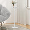 TUTOTAK Tall Round Side Table, Small End Table, Beside Table, Drink Table,