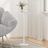 TUTOTAK Tall Round Side Table, Small End Table, Beside Table, Drink Table,